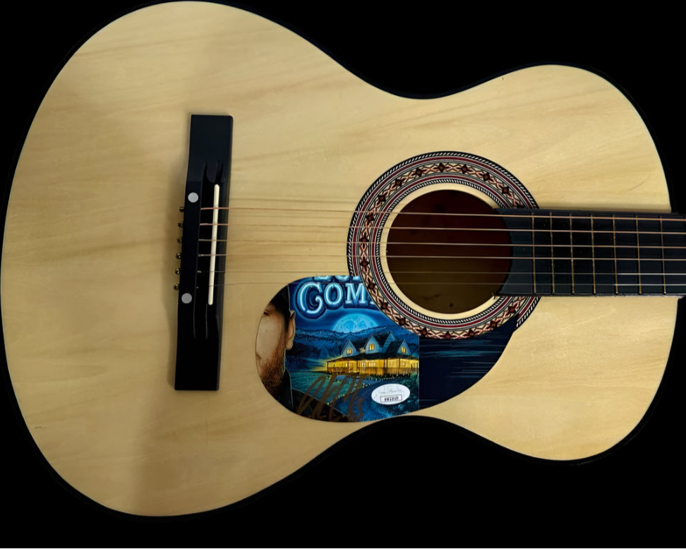 Luke Combs Signed Blonde Guitar - JSA COA